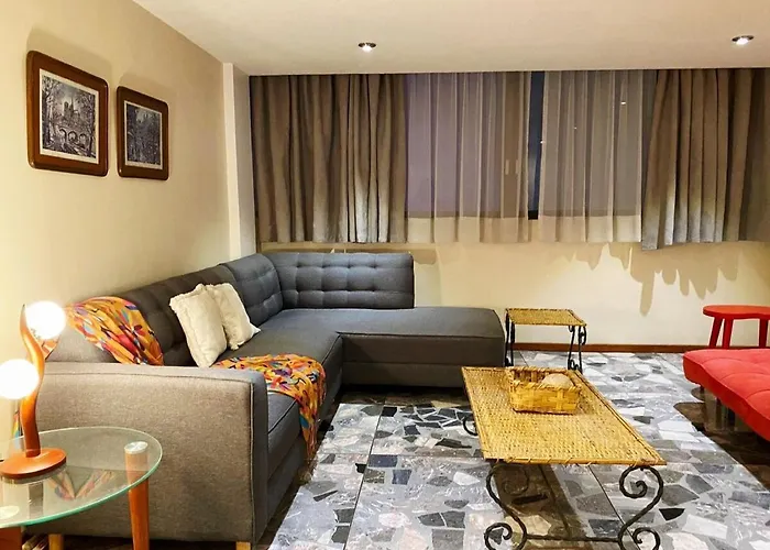 Apartment E Depa One Street Away From Reforma Embajadas